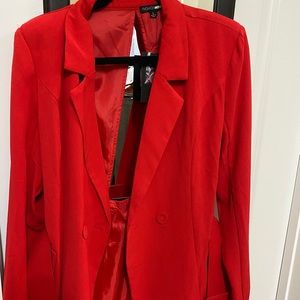 Brand new Red tuxedo dress